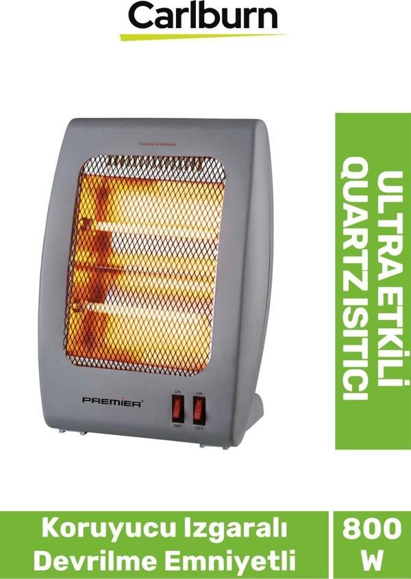 Sessiz Masa Üstü Koruyucu Izgaralı Devrilme Emniyeti 2 Kademeli Ultra Etkili 800 W Quartz Isıtıcı - Image 1