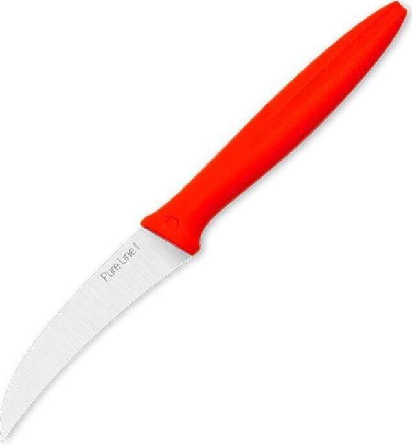 Pirge 46000 Purline Kıvrık Soyma Bıçağı Kırmızı - Image 1