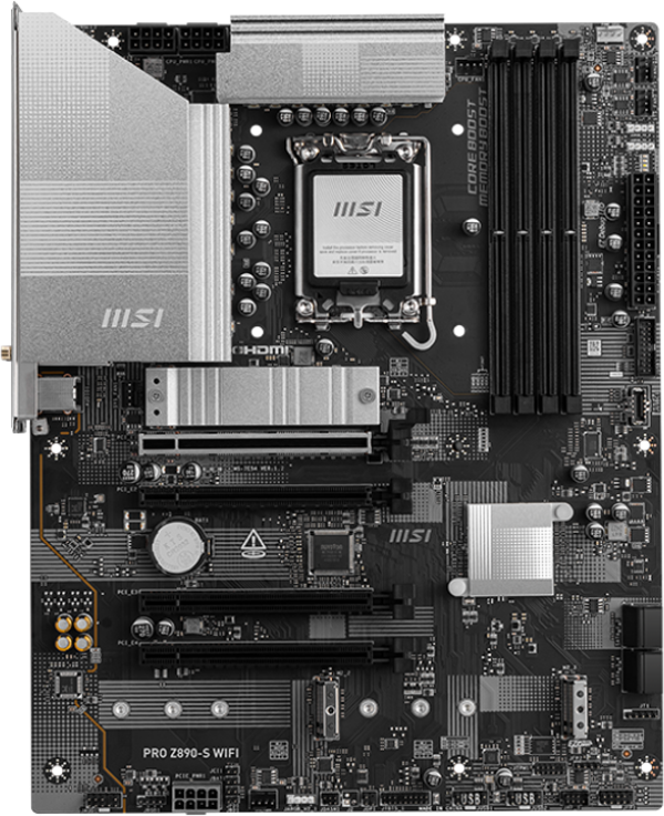 MSI Pro Z890-S Wi-Fi Intel LGA1851 DDR5 ATX Anakart - Image 1