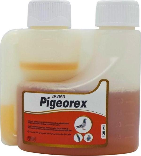 Royal Ilaç Pigeorex 125 Ml. Güvercin Ve Kafes Kuşlarında Hırıltı Ve Nefes Açıcı Tamamlayıcı Yem - Image 1