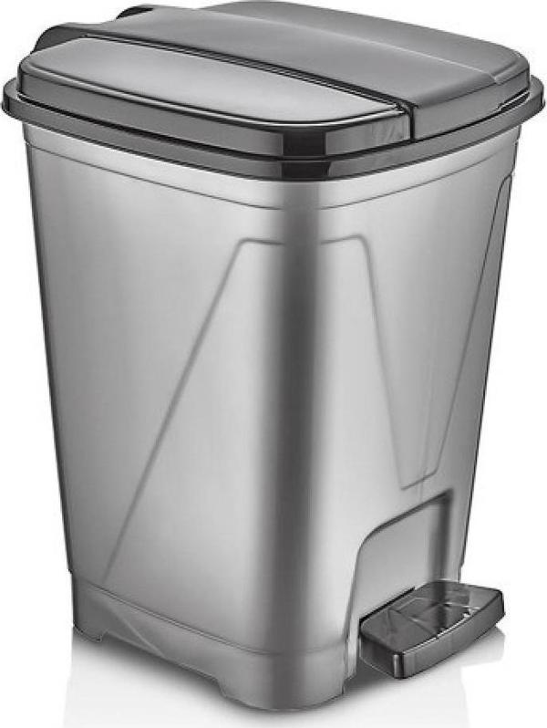 Merdem Kare Pedallı Çöp Kovası No:5 50Lt MRD125 - Image 1