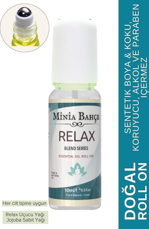 Doğal Roll on, Relaks Uçucu Yağ Karışımı, Jojoba yağı. 10ml - Image 1