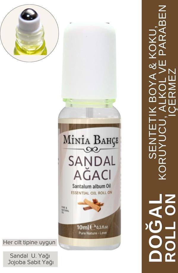 Doğal Roll on, Sandal Ağacı Uçucu Yağı, Jojoba yağı. 10ml - Image 1