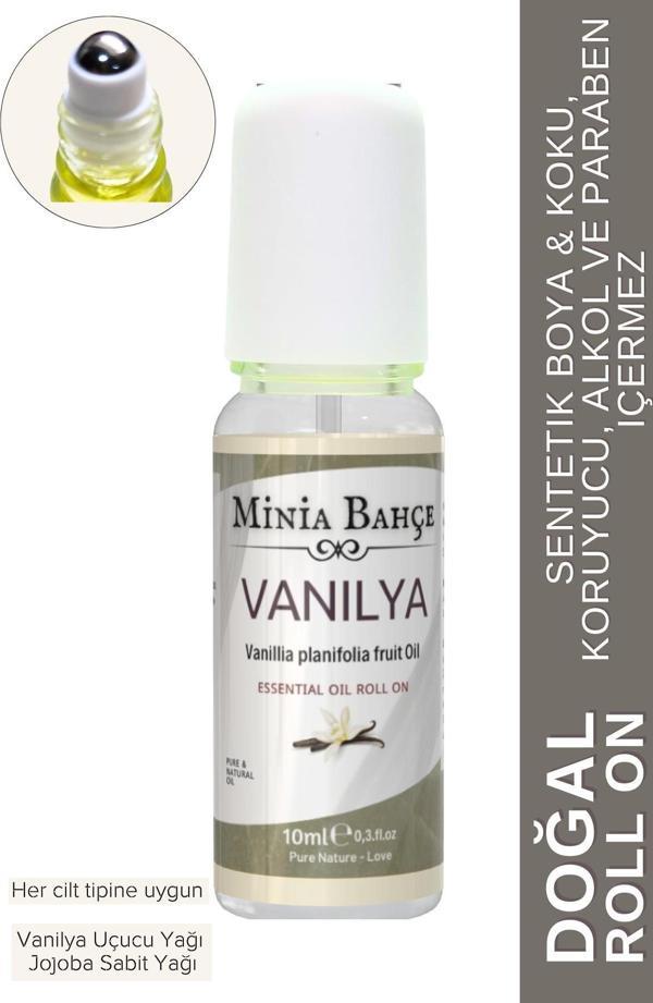Doğal Roll on, Vanilya Uçucu Yağı, Jojoba yağı. 10ml - Image 1