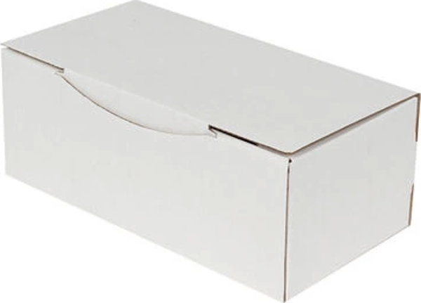 22,5x12x8cm Kilitli Kutu - Beyaz - Image 1
