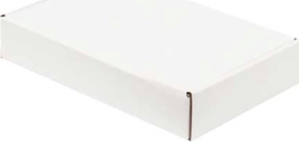 47x34x8cm Çift Oluklu Kilitli Kutu - Beyaz - Image 1