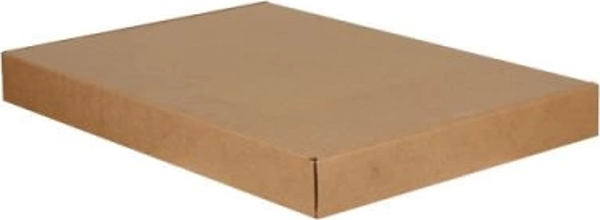 77x54x8cm Çift Oluklu Kilitli Kutu - Kraft - Image 1