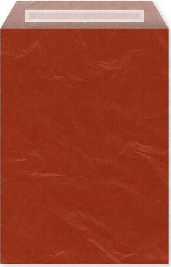 Bantlı Hediye Paketi Kağıt Kırmızı 20x6x25,5 cm - 25 Adet - Image 1