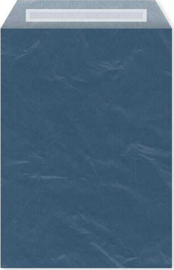 Bantlı Hediye Paketi Kağıt Mavi 30x8x40,5 cm - 25 Adet - Image 1