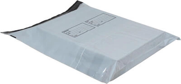 35x45+5cm Baskılı Cepli Kargo Poşeti - 100 Ad. - Image 1