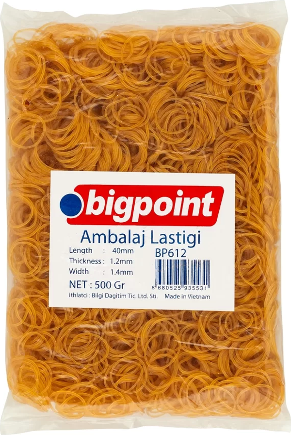 Bigpoint Mini Ambalaj Lastiği 500 Gram %100 Kauçuk - Image 1