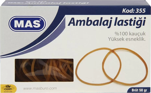 Mas 355 Kauçuk Paket Lastiği (50 Gr) - Image 1