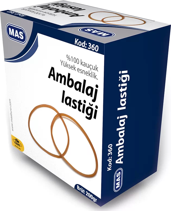 Mas 360 Ambalaj Lastiği %100 Kauçuk (200 Gr) - Image 1