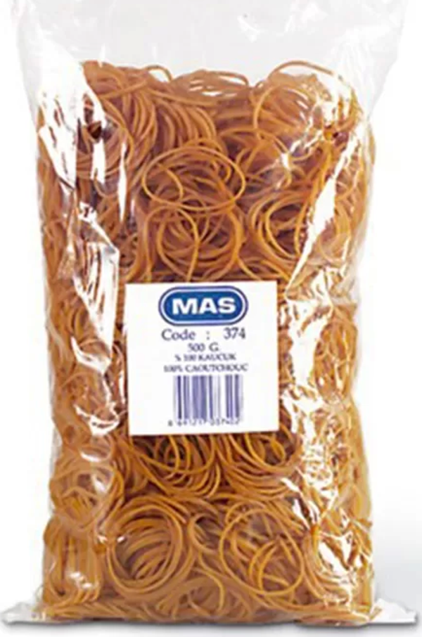 MAS 374 MİNİ AMBALAJ LASTİĞİ 500gr POŞET - Image 1