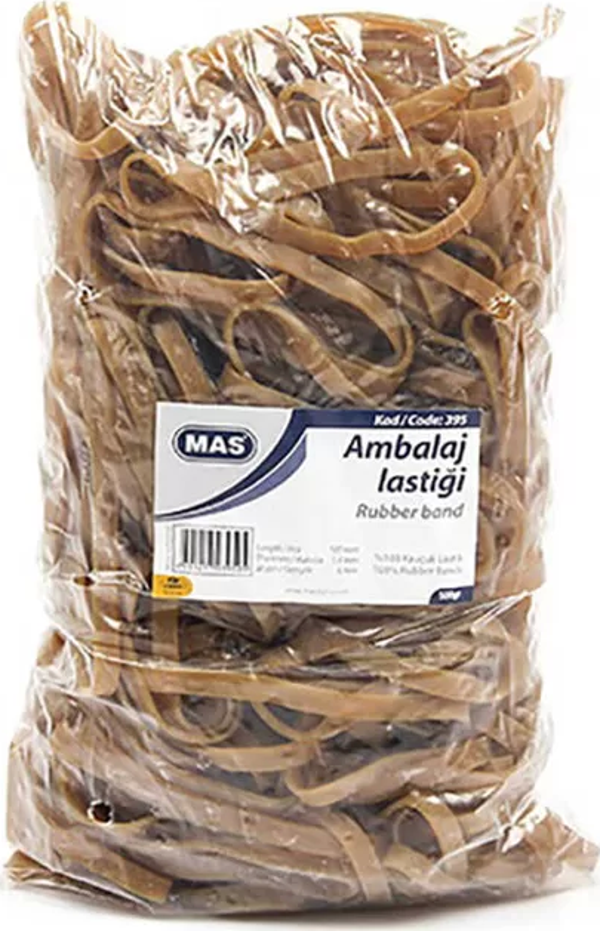 MAS 395 GENİŞ AMBALAJ LASTİĞİ 500gr POŞET - Image 1