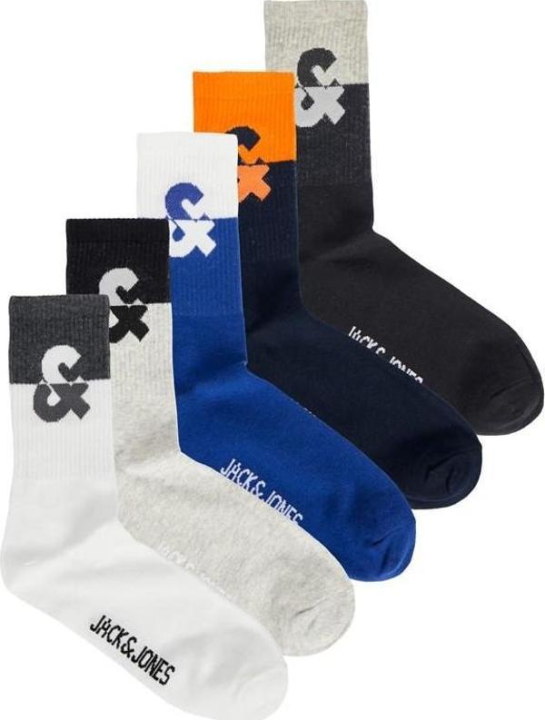 Jack&Jones Erkek 5'li Çorap 12240551 - Image 1