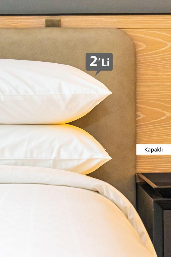 Mislina Micro Classic 2'Li Sıvı Su Geçirmez Kapaklı Yastık Koruyucu Alezi 50X70 Cm - Image 1