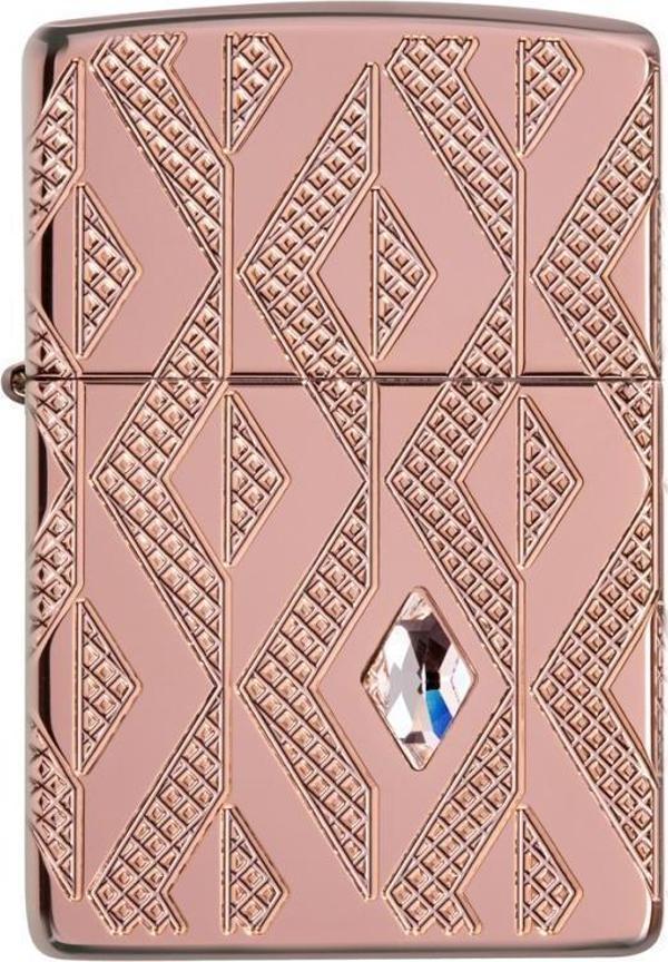 Zippo Çakmak 49702 Geometric Diamond Pattern Design 49702-090567 - Image 1