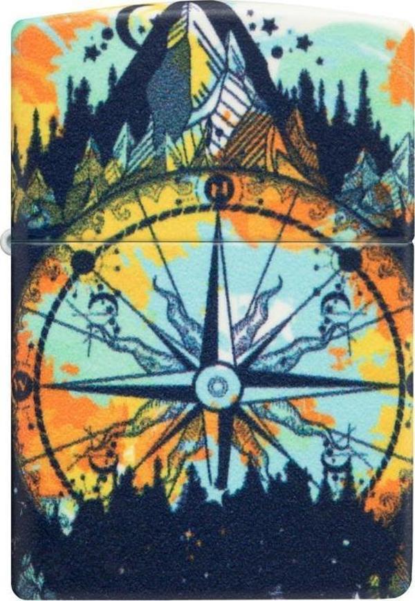 Zippo Çakmak 49805-093920 49193 Compass Design - Image 1