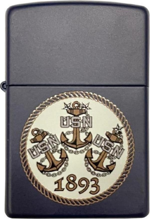 Zippo Çakmak Three Navy Anchors 239-001033 - Image 1