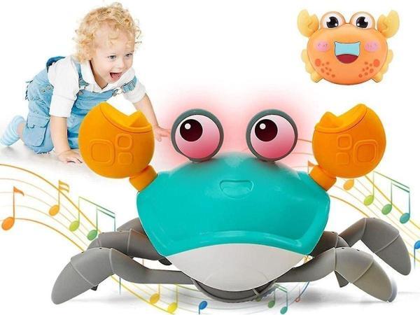 Emeklemeye Yardımcı Sensörlü Yengeç Şarjlı Oyuncak Mega YENGEÇ - Image 1