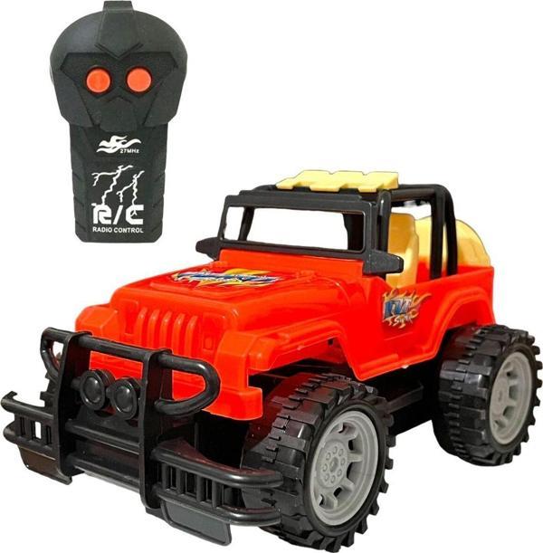 Çocuk Safari Arazi Aracı Uzaktan Kumandalı Yarım Fonksiyon ( Ileri Geri) Oyuncak Jeep Jip Araba - Image 1