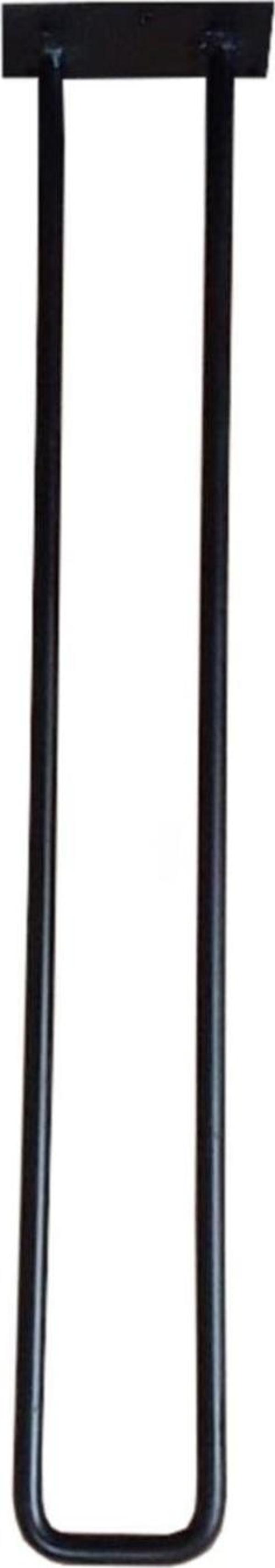 Ergonomi Market 90 cm Beher Model Siyah Dik Tarz Rustik Sehpa Masa Ayak - Image 1