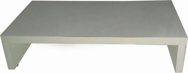 Ergonomi Market Ergonomik Parlak Beyaz Mdf Ekran Yükseltici Ekran Altı 12 cm 4525 - Image 1