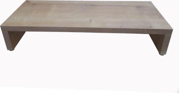 Wooden Gold 17 cm Yükseklikte Safir Meşe Mdf Ekran Altı Ekran Monitor Stand 40 cm x 22 cm - Image 1