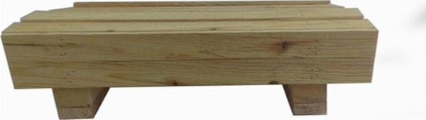 Wooden Gold 10 cm Yükseklikte Aralıklı Tahtalardan Yüksek Tarz Ayaklık - Image 1
