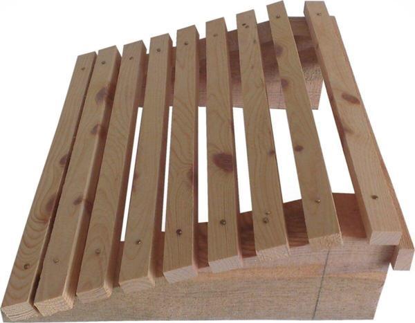 Wooden Gold 17 cm Yükseklikte Aralıklı Çıtalı Model Masa Altı Ayak Desteği - Image 1