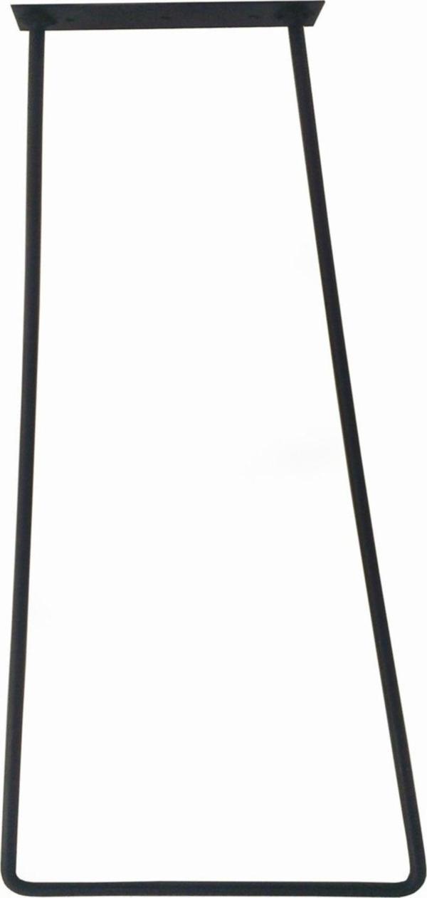 Wooden Gold Geniş Tabanlı Siyah Sehpa Ayağı 70 cm - Image 1