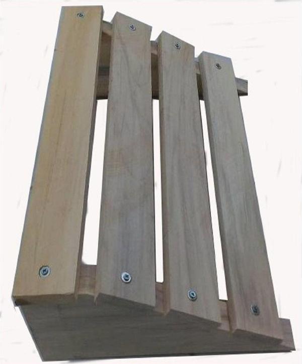 Wooden Gold Masa Altı Ayaklık Standart 12 cm Yükseklikte 50 cm x 40 cm - Image 1
