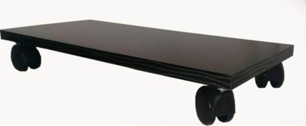 Wooden Gold Siyah Olup Kenarı Desenli Kasa Altı 55 cm x 22 cm - Image 1
