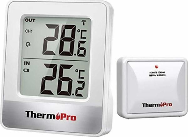 ThermoPro TP200C Wifi İç-Dış Mekan Dijital Sıcaklık Termometre - Image 1