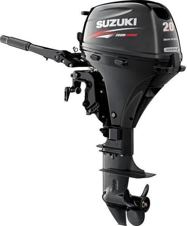 Suzuki 20 HP Uzun Şaft Manuel&Marşlı 4 Zamanlı Deniz Motoru - Image 1