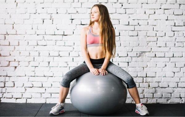 Hsport Fitilli Pilates Topu Ve Pompa Seti - Image 1