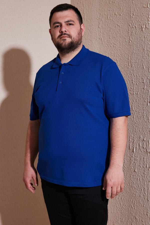 Buratti Pamuklu Regular Fit Büyük Beden Erkek Polo Yaka T Shirt 5902127B SAKS - Image 1