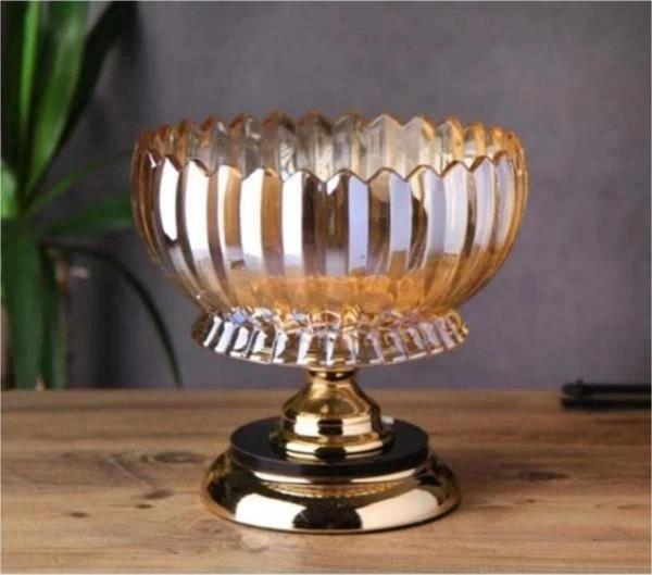 Gönül Mutfak Gönül 4476 Dekoratif Cam Şekerlik - Image 1