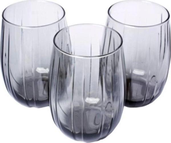 Paşabahçe 420405 Gri Linka Su Bardağı 245 Cc 3 Lü - Image 1