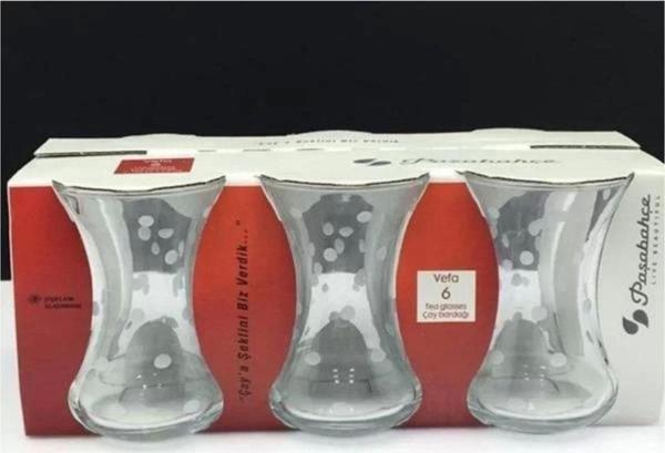 Paşabahçe 42771 Kartanesi Çay Bardağı 130 Cc 6 Lı - Image 1