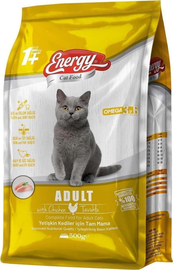 Energy 500 G Tavuklu Yetişkin Kedi Maması - Image 1