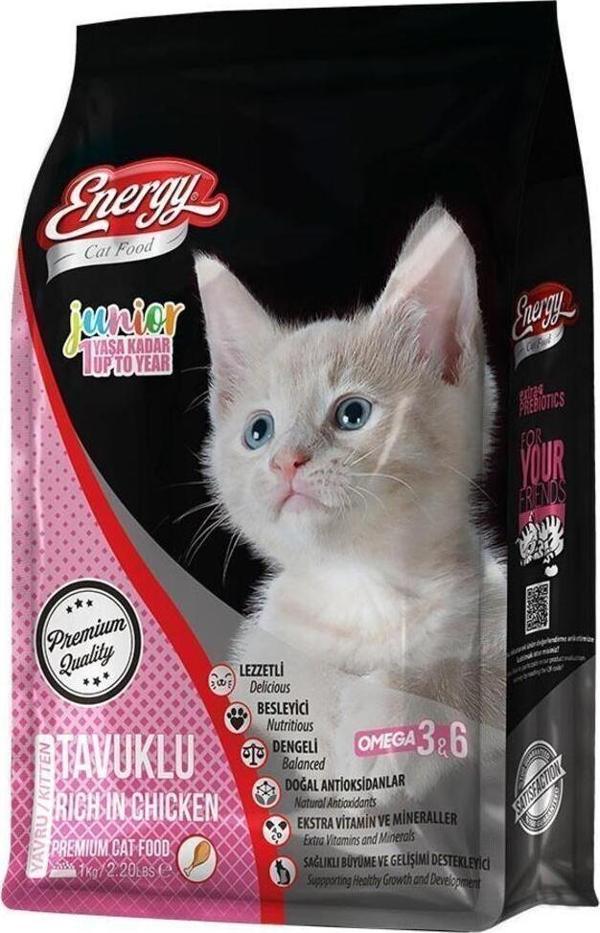 Energy Tavuklu Yavru Kedi Maması 1 Kg - Image 1