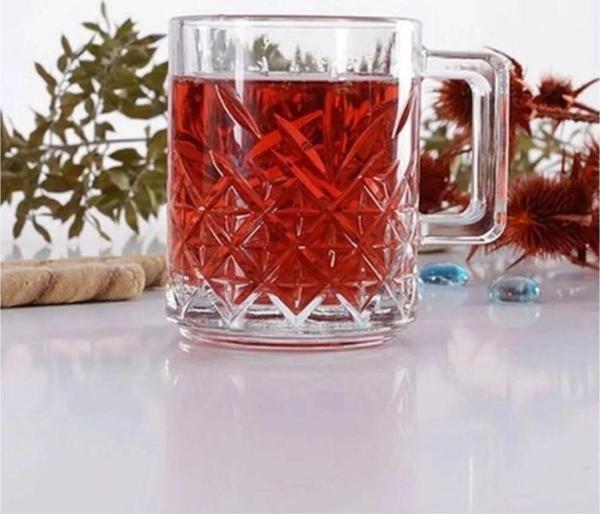 Paşabahçe 55462 Timeless Kulplu Cam Kupa 250Cc 2 Li - Image 1