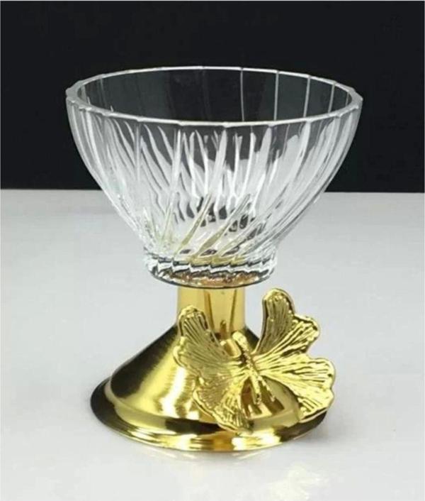 Paşabahçe 530216 Bouquet Ayaklı Cam Kase 195Cc - Image 1
