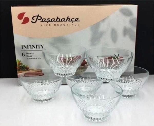 Paşabahçe 530256 İnfinity Cam Kase 12Cm 6 Lı - Image 1
