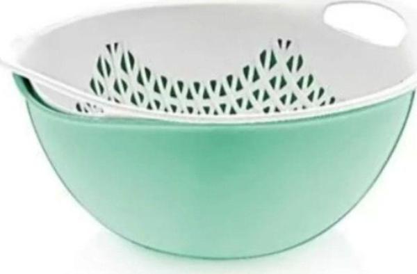 Üçsan Plastik Üçsan Ucs115 Süzgeçli Kase Seti 27X12Cm - Image 1