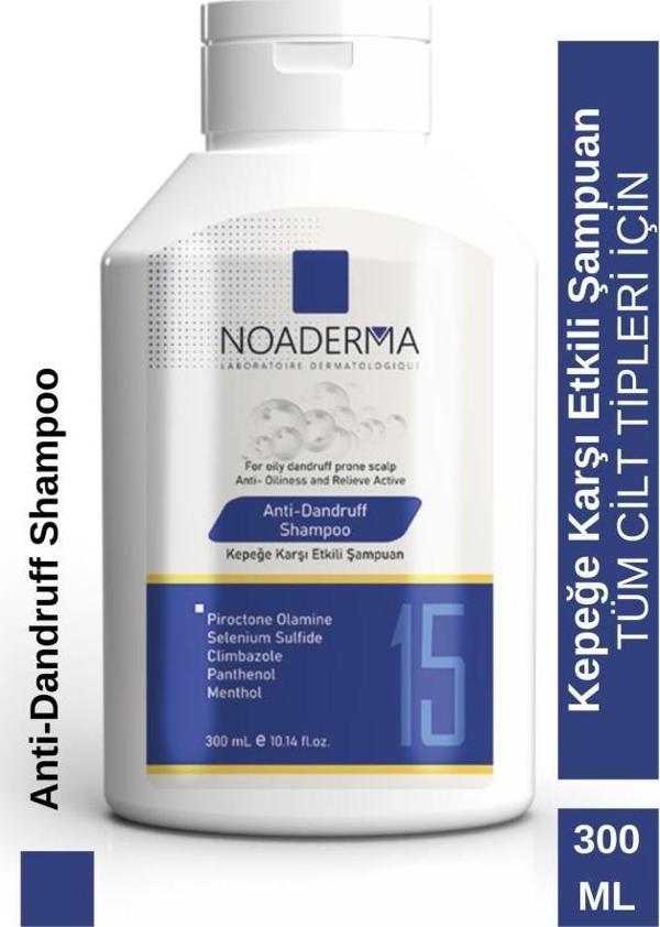 NOADERMA Kepeğe Karşı Etkili Şampuan 300 ml - Image 1