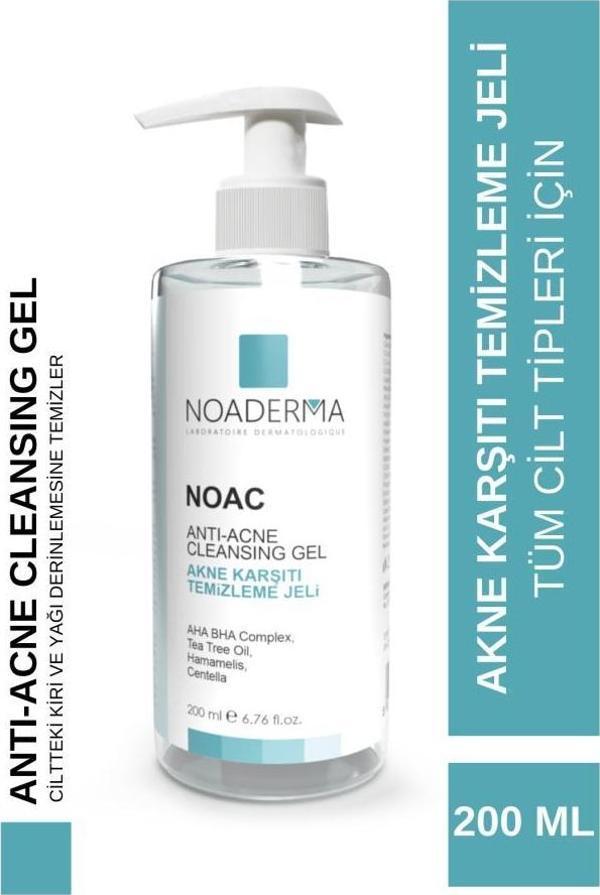 NOADERMA Noac Akne Karşıtı Temizleme Jeli 200 ml - Image 1