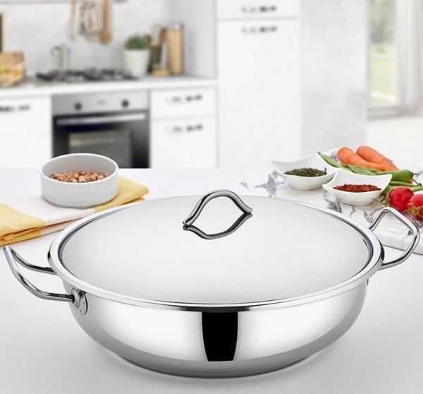 Gülsan Mega 34 Cm Basık Karnıyarık Tenceresi - Image 1
